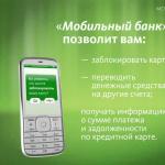 Hur man ansluter Sberbank Mobile Bank via SMS (telefon 900)