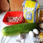 Step-by-step recipe with photos and videos Stuffed zucchini with minced meat in batter