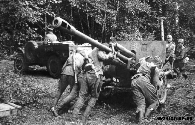 Red Army anti-tank artillery