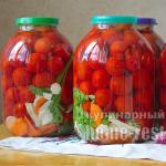 Puikus marinuotų pomidorų su saldžiaisiais pipirais receptas žiemai